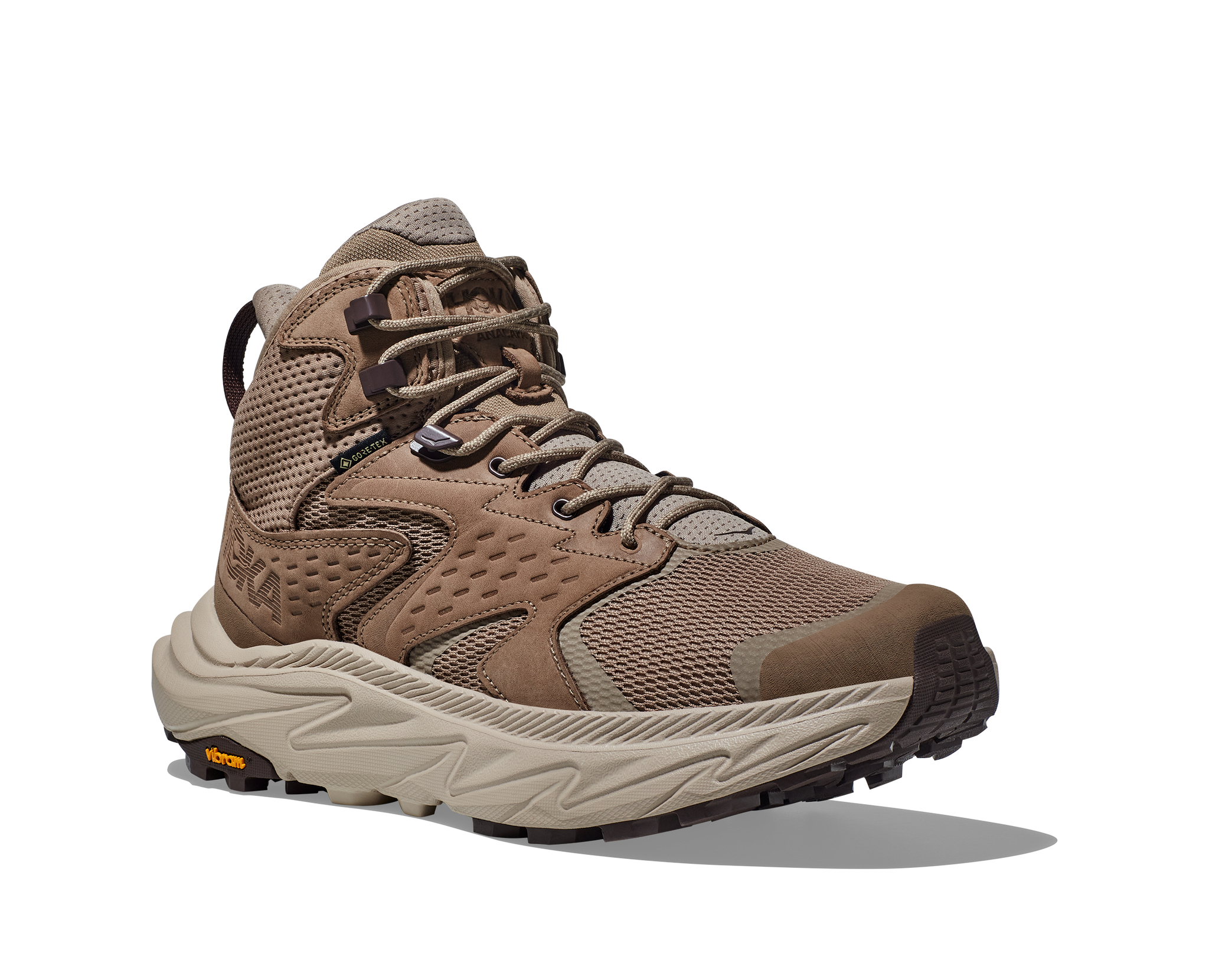 Hoka Anacapa Mid 2 GTX Dune/Oxford Tan + Darn Tough Hiker Sock